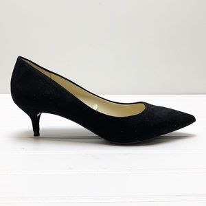 Zara Basic black classic pointed toe pumps 38